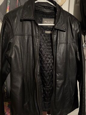 Wilsons Vintage Leather Black Women’s Thinsulate Lined Leather Jacket